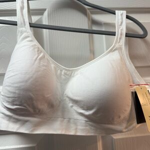 Truekind Daily Comfort Wireless Shaper Bra - White NWT